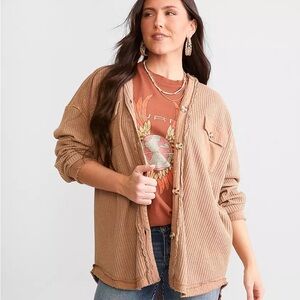 Women's BKE Button-Up Jacket